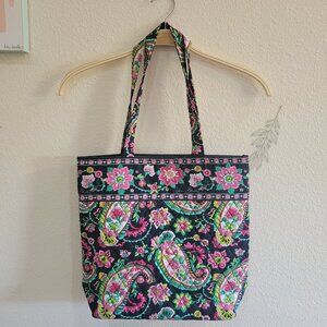 NWOT Vera Bradley Snap Closure Tote Bag- Paisley Design